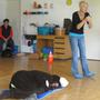Wully Wuff 1 mit Moderatorin
